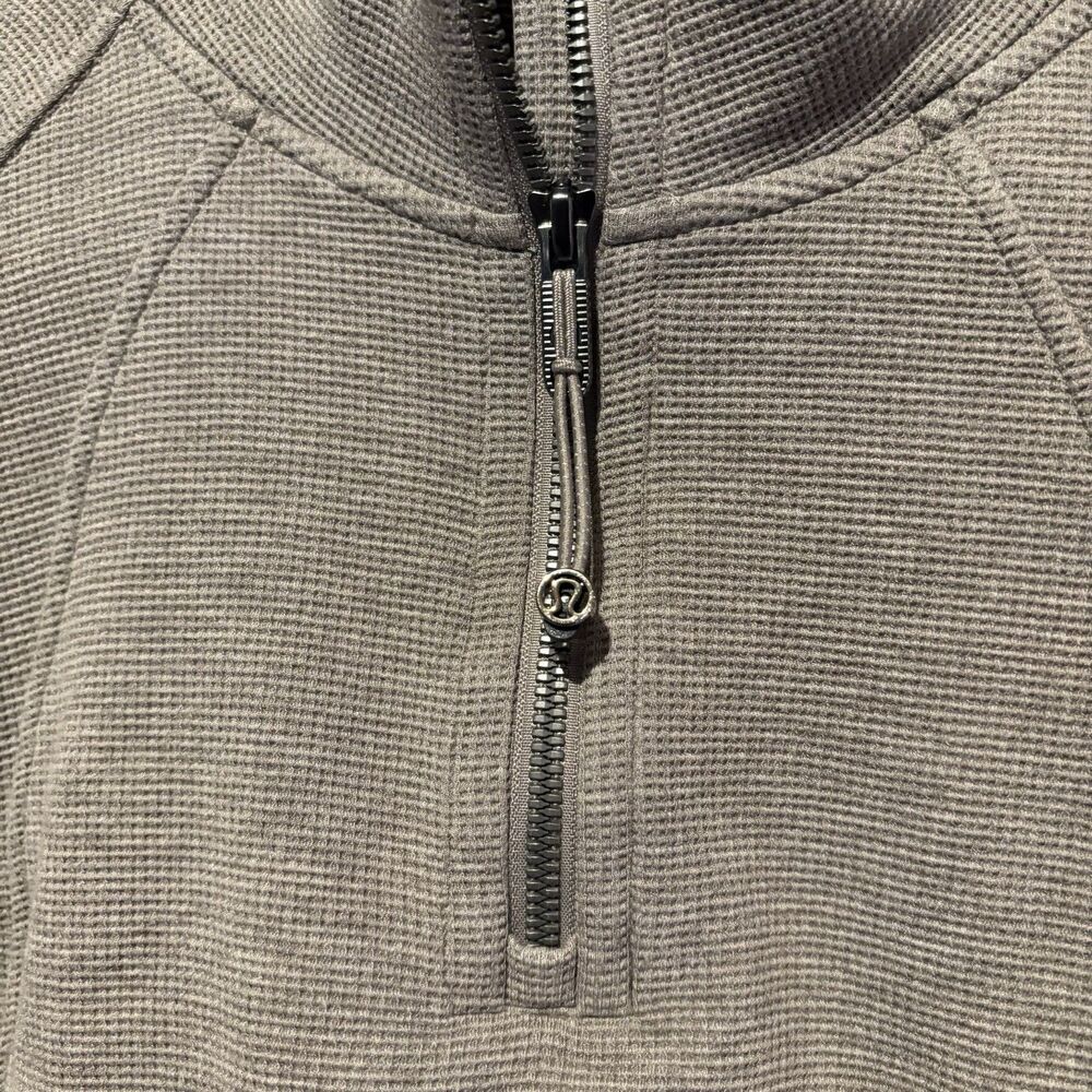 Lululemon Scuba Cropped Funnel-Neck Half Zip Waffle S - Picture 6 of 9